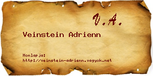 Veinstein Adrienn névjegykártya
